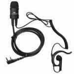 Komunica PWR-2402 Microauricular pinganillo con cancelación de ruido para walkies Kenwood/Dynascan/Tecom/HYT