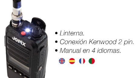 Walkie CB 27 Jopix CB-80 detalles funcionamiento