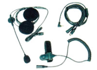 Micro-auriculars walkie per cascos motocicleta