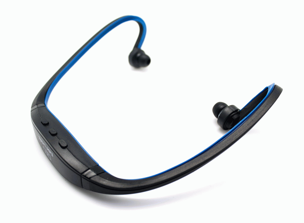 Auricular diadema Sport mp3+radio fm blau 55283