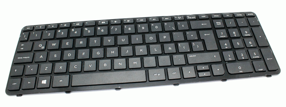 Teclado de recambio para ordenador portátil HP - HP PAVILION 15-e negro 71299