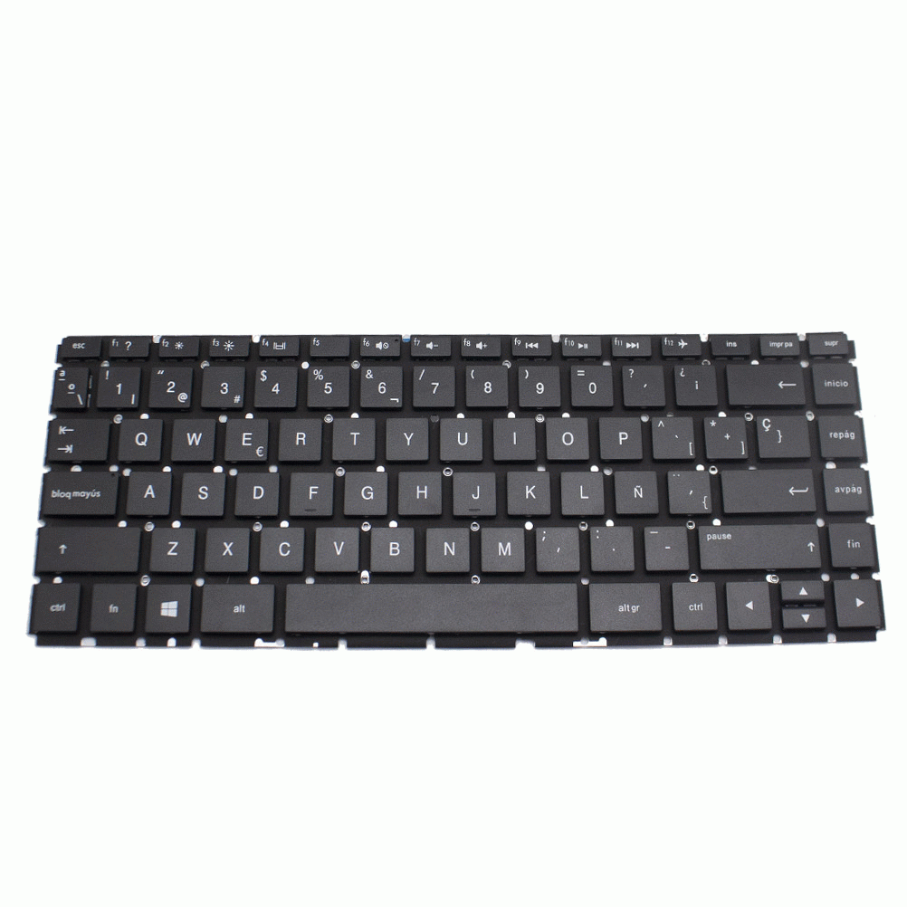 Teclado de recambio para ordenador portátil HP - HP 14-bs 240 g6 negro 71506