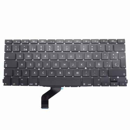 Teclado de recambio para ordenador portátil APPLE - APPLE macbook pro retina a1425 negro 71469