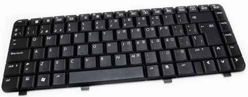 Teclado de recambio para ordenador portátil HP - HP COMPAQ cq40, cq45 negro 71129