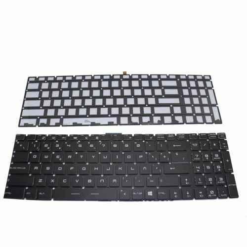 Teclado de recambio para ordenador portátil msi - msi gs60 negro retroiluminado 71528