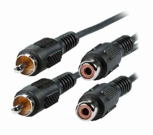 Cable 2 RCA macho/2 RCA hembra 3m BIWOND 800873