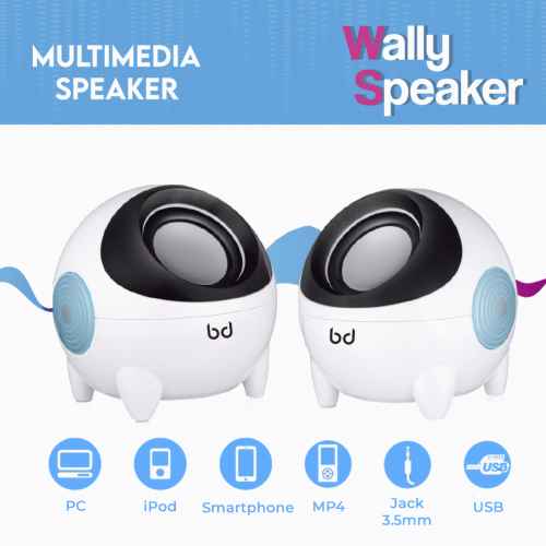 Altavoces multimedia 3wx2 wally speaker BIWOND BW0090