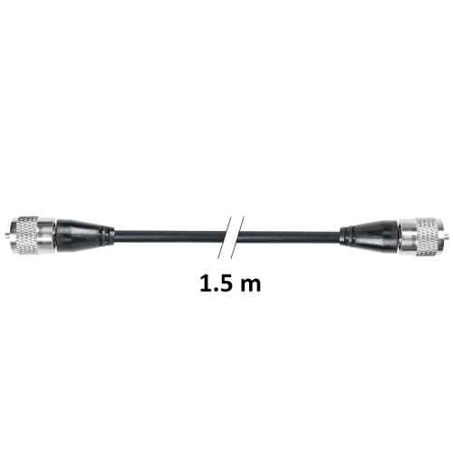 Latiguillo de 150 cm cable RG-58 con conectores PL-259-R