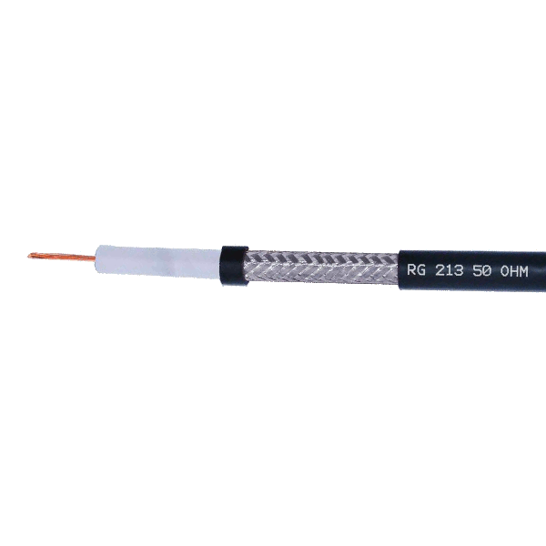 CABLE RG-213   cable coaxial 50 ohmios bajas pérdidas