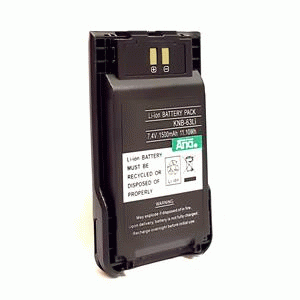 Batería KNB-63-LI Li-Ion 7.4V 1500mAh para walkies Kenwood TK-2000, TK-3000, TK-U100