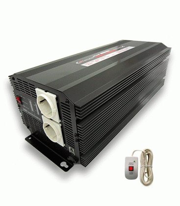 Komunica A-301/2500-12-REMOT Inversor 12V a 220V 2500W + control remoto