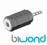 Adaptador audio jack 3.5h-2.5m BIWOND 800749