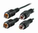 Cable 2 RCA macho/2 RCA hembra 5m BIWOND 800874