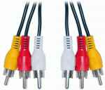 Cable 3 RCA macho/3 RCA macho 10m 800878