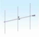 M2 2M3SS Antena Yagi 3 elementos 144-148 MHz. Ganancia 8.3 dBi